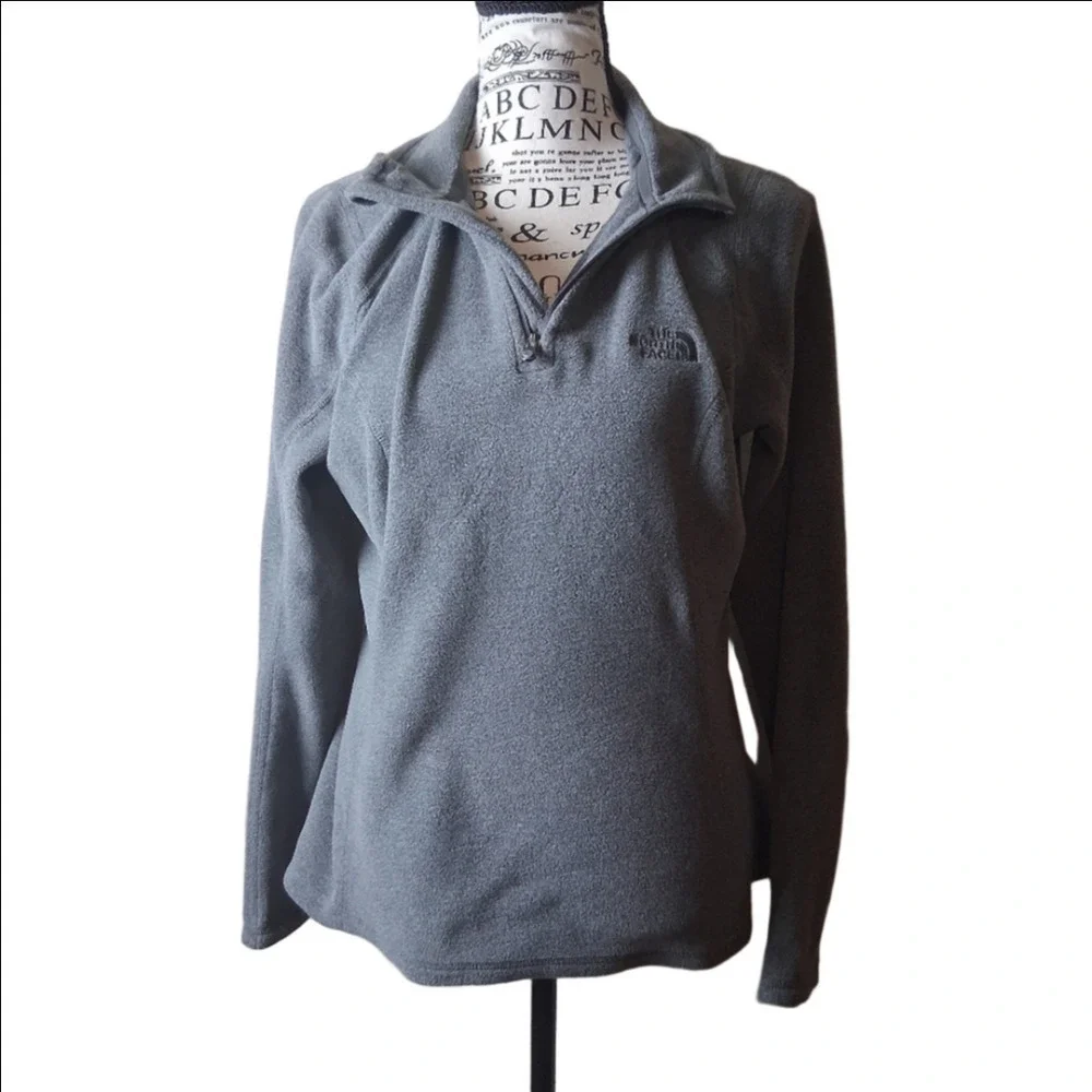 The North Face Women's Charcoal Fleece Pullover Small - Picture 1 of 6